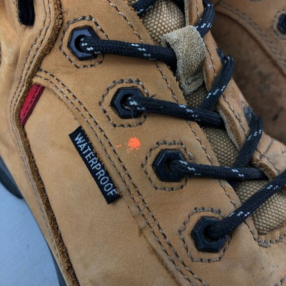 Gravity Defyer Men's Size 11.5 Madik Brown Genuine Leather Lace-Up Work Boots - Picture 7 of 16